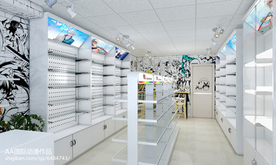 引领动漫潮流 AA国际动漫3D装修设计效果图，打造沉浸式消费空间